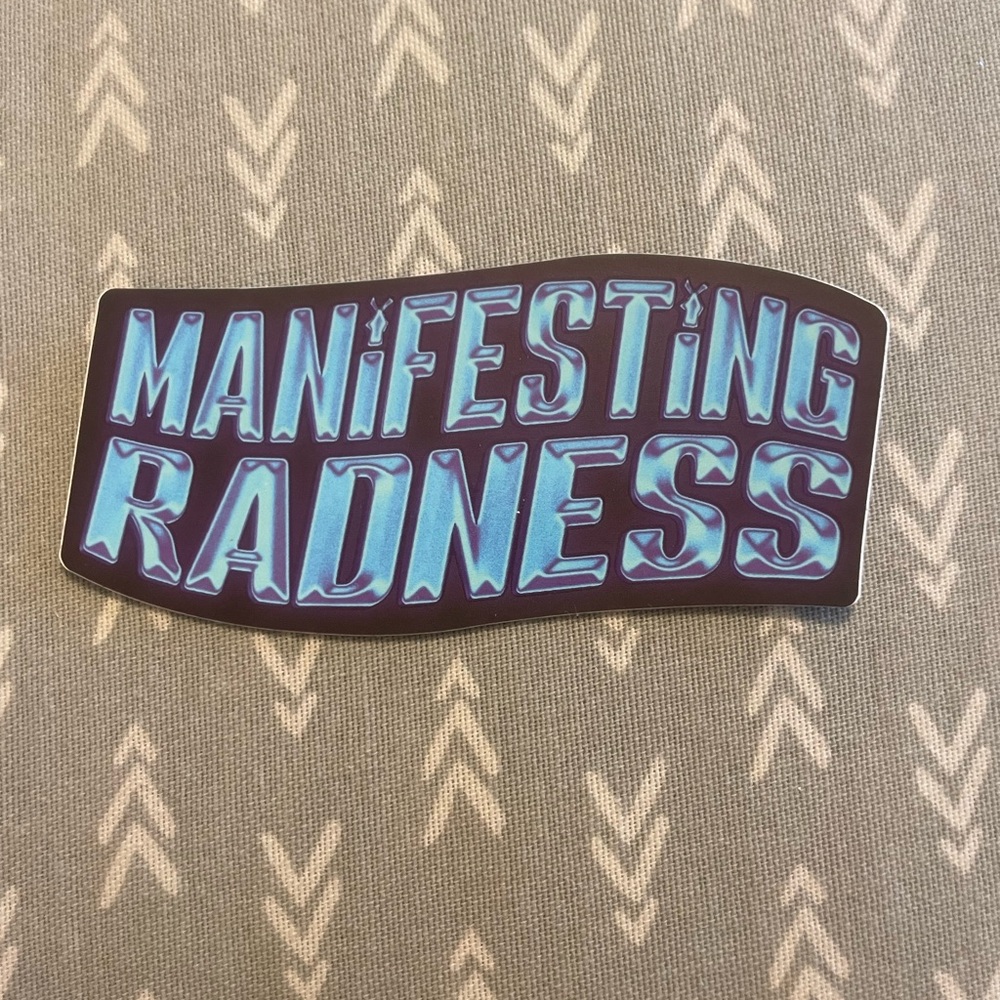 Manifesting Radness Dutch bros Sticker